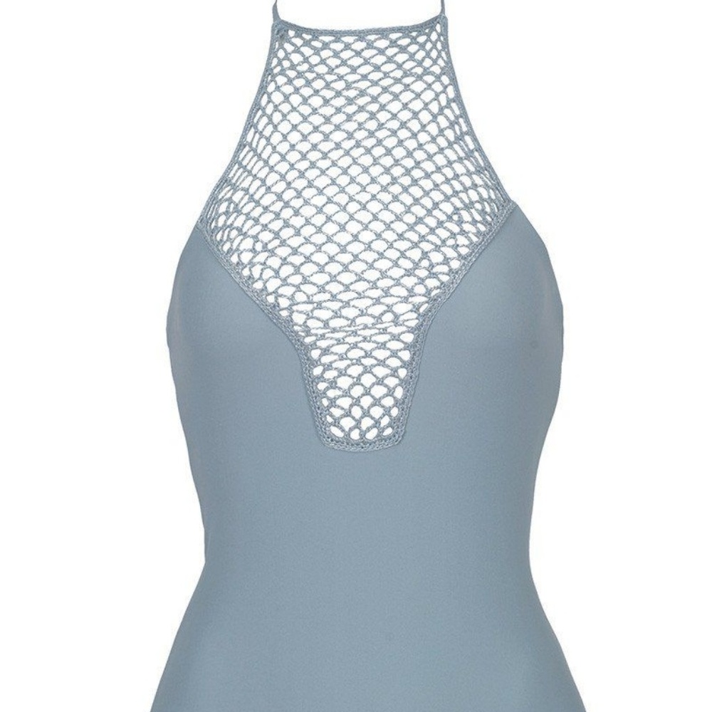 XL Teahupo'o Crochet High Neck One Piece Swimsuit